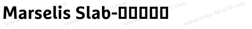 Marselis Slab字体转换